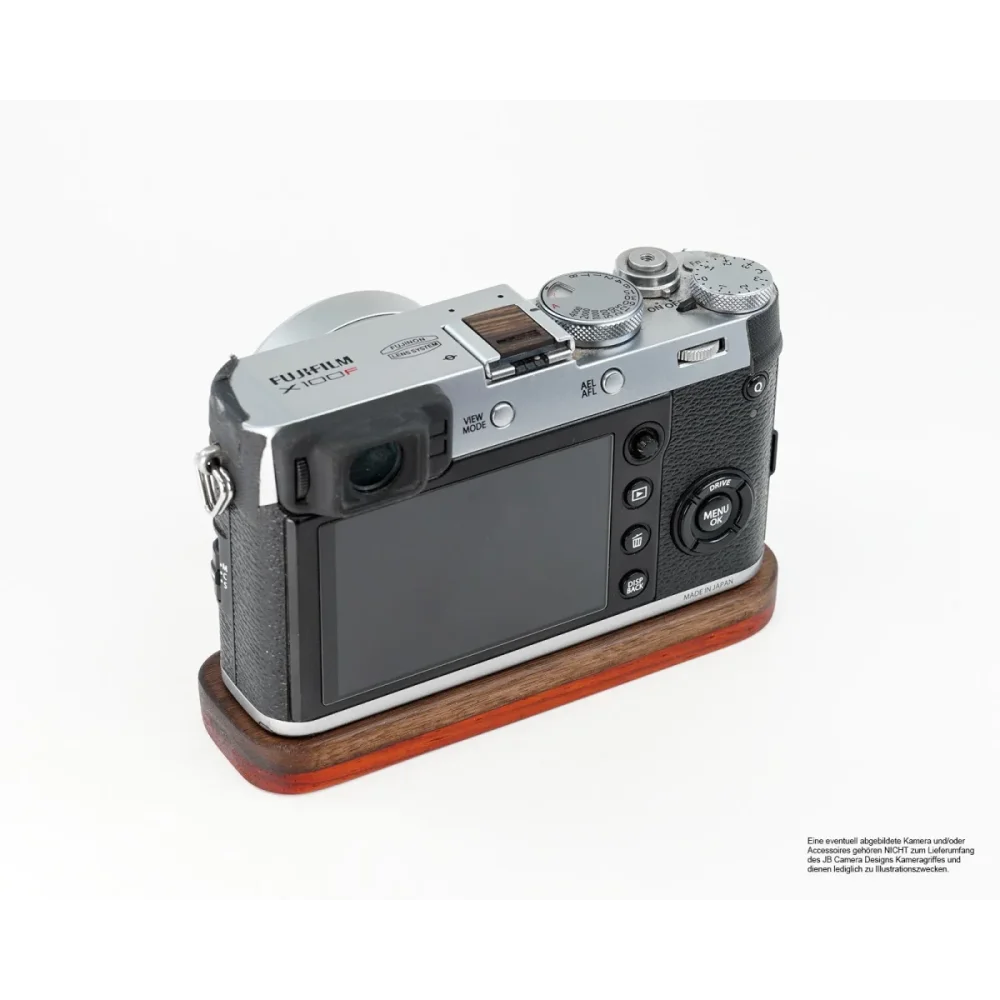 Kameragriffe | Rot-braun | J.b. Camera Designs Usa | Kameragriff Für Fujifilm X100f Von J.b. Camera Designs Aus Holz | Rot Orange