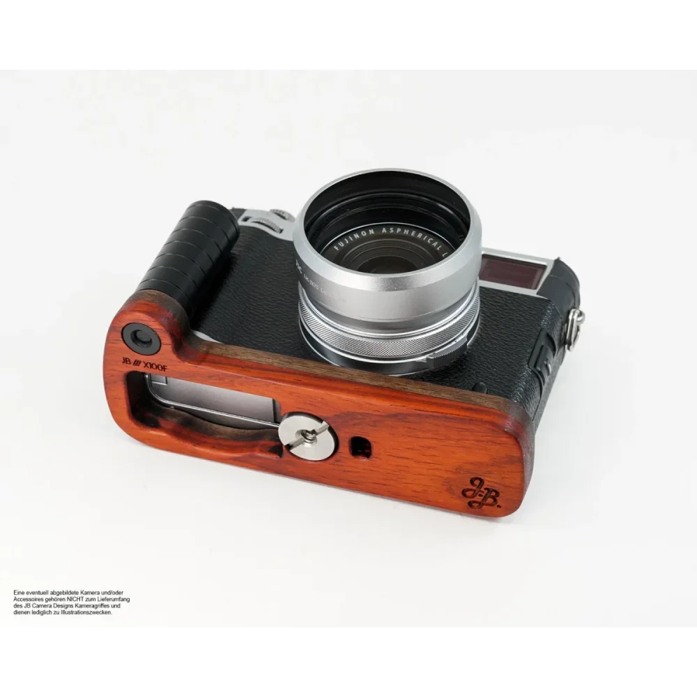 Kameragriffe | Rot-braun | J.b. Camera Designs Usa | Kameragriff Für Fujifilm X100f Von J.b. Camera Designs Aus Holz | Rot Orange