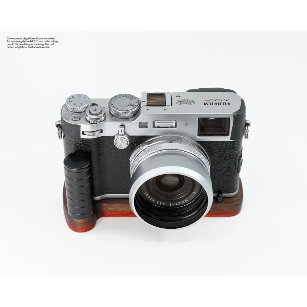 Kameragriffe | Rot-braun | J.b. Camera Designs Usa | Kameragriff Für Fujifilm X100f Von J.b. Camera Designs Aus Holz | Rot Orange