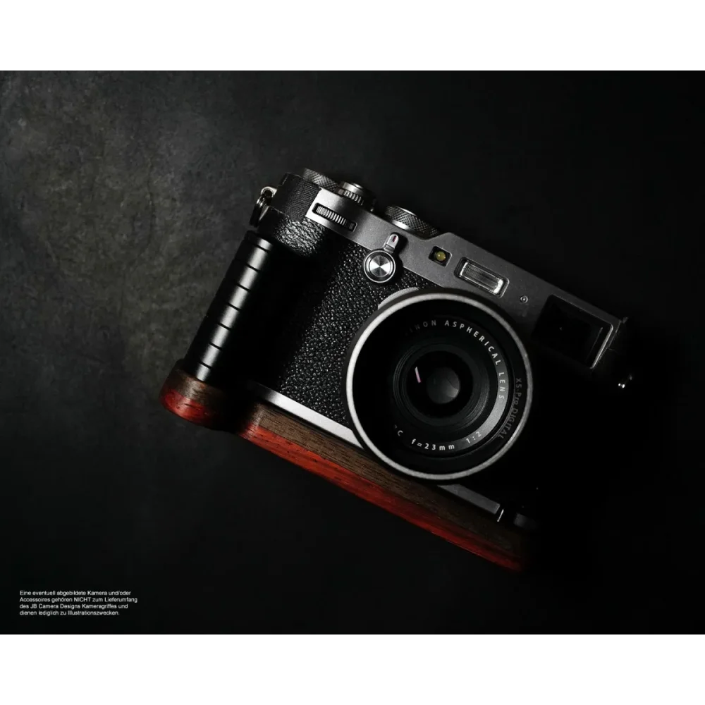 Kameragriffe | Rot-braun | J.b. Camera Designs Usa | Kameragriff Für Fujifilm X100f Von J.b. Camera Designs Aus Holz | Rot Orange