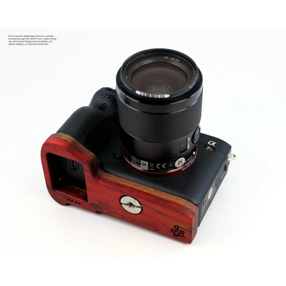 Kameragriffe | Padouk, Rot-braun, Sony | J.b. Camera Designs Usa | Kameragriff Für Sony A7r Iv Und A9 Ii | Jb Camera Designs | Orange Rot