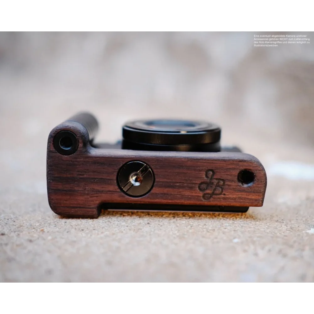 Kameragriffe | Dunkelbraun | J.b. Camera Designs Usa | Kameragriff Für Sony Dsc-rx100 Mark i Ii Iii Handgefertigt Aus Walnuss Holz