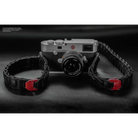 Kameragurte | Leder, Schwarz Und Rot | Rock n Roll Camera Straps And Bags | Kameragurt Aus Leder | Design Von Rock n Roll Camera Straps |