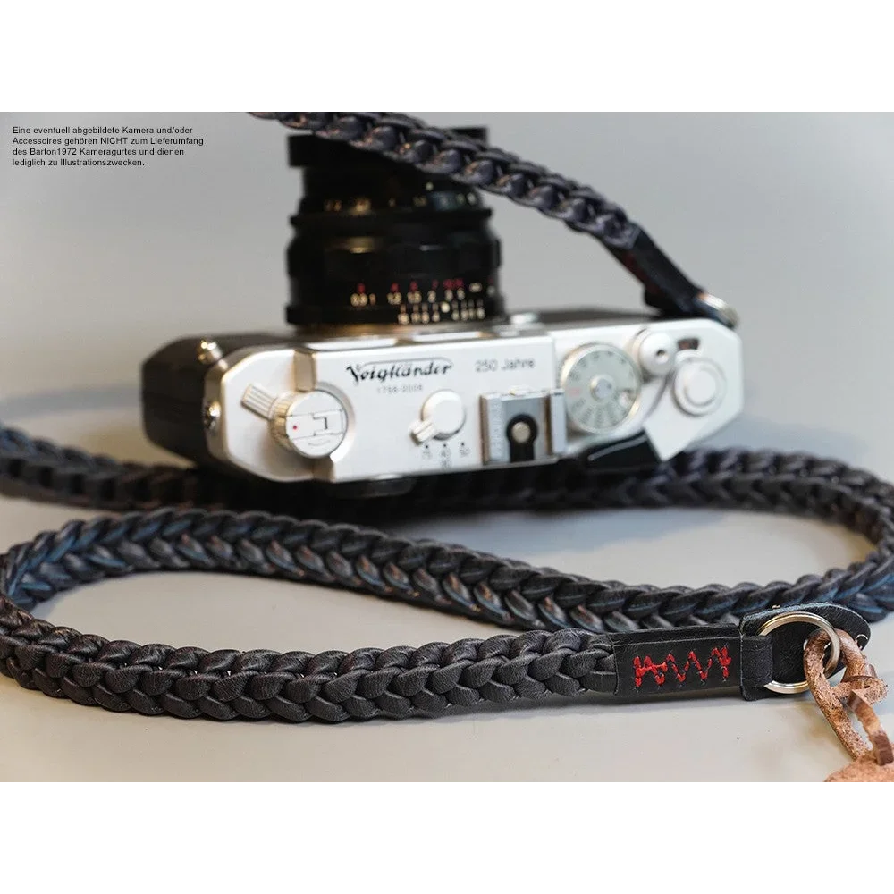 Kameragurte | Blau, Leder | Barton 1972 | Kameragurt Aus Leder Für Z.b. Fujifilm Kamera | Navy Blau | Barton 1972 | 105cm