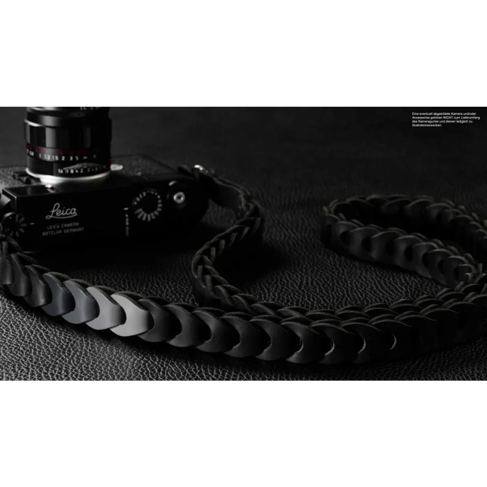 Kameragurte | Leder, Schwarz | Rock n Roll Camera Straps And Bags | Kameragurt Aus Leder In Schwarz Grau Von Rock n Roll Camera Straps |