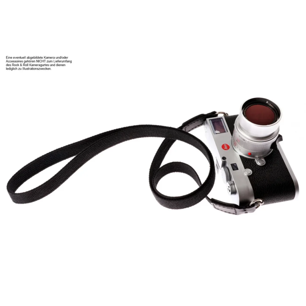 Kameragurte | Baumwolle, Leder, Schwarz | Rock n Roll Camera Straps And Bags | Kameragurt Aus Leder Und Baumwolle In Schwarz Von Rock n Roll