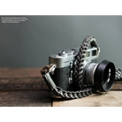 Kameragurte | Grau / Silber, Leder | Barton 1972 | Kameragurt Für Z.b. Leica Kamera Von Barton 1972 Aus Leder In Silber Grau |105cm