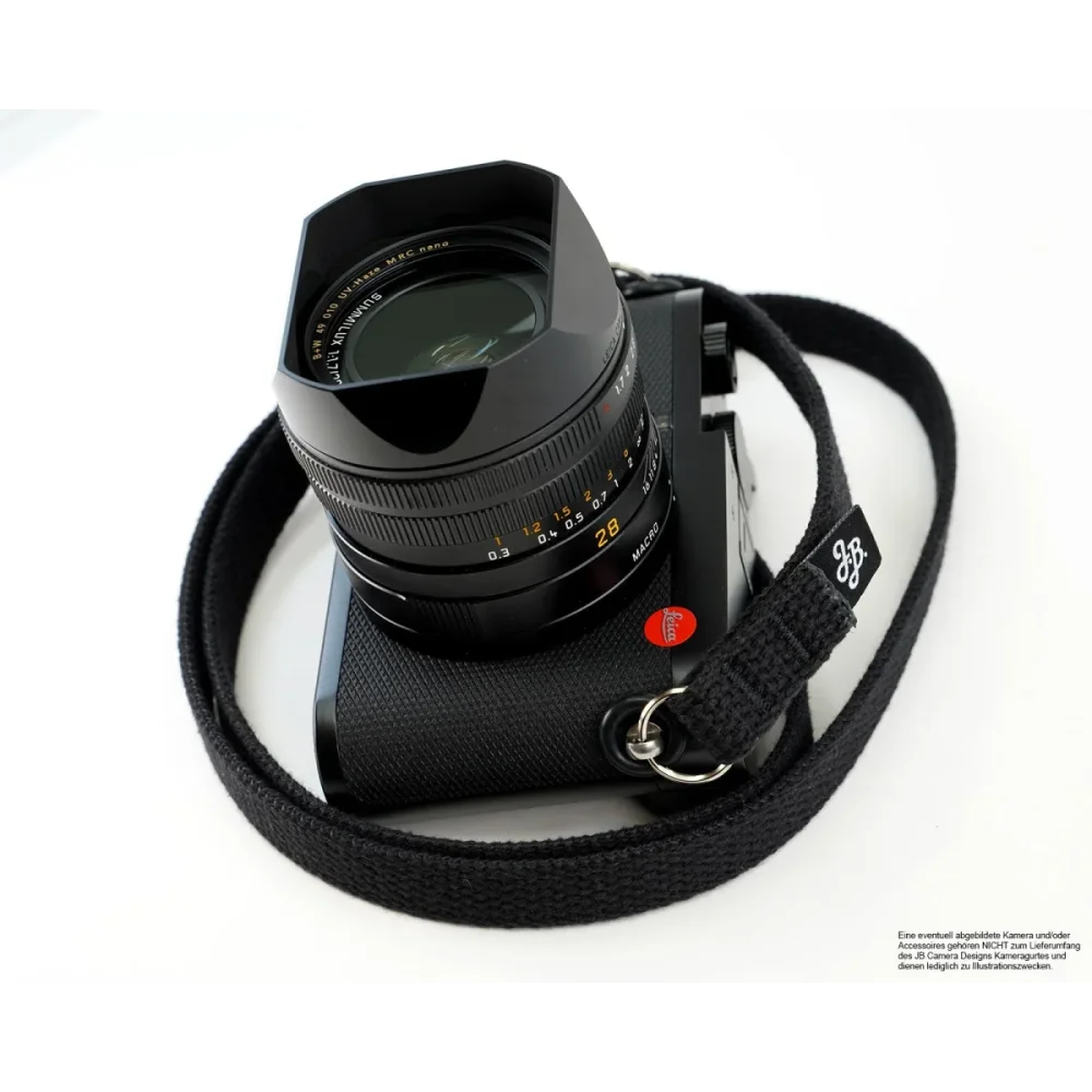 Kameragurte | Canvas / Baumwolle, Schwarz | J.b. Camera Designs Usa | Kameragurt In Schwarz Von Jb Camera Designs Usa | Handgefertigt |
