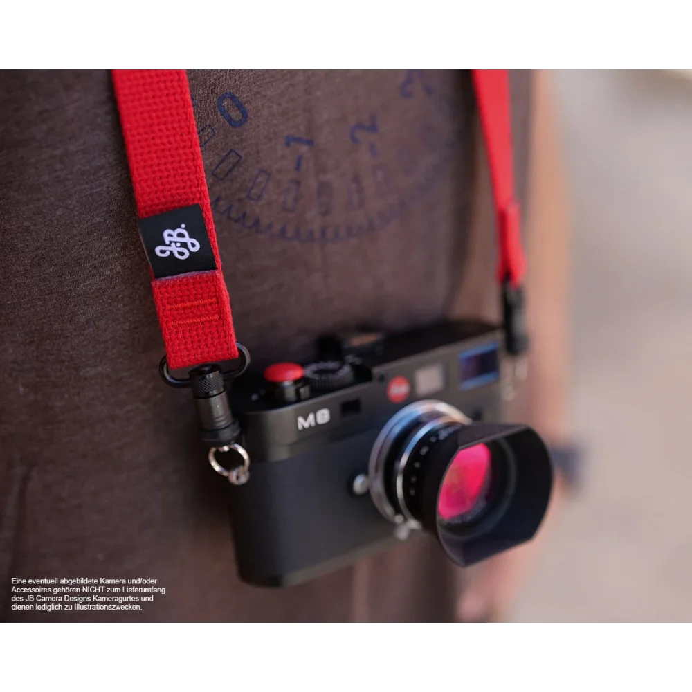 Kameragurte | Canvas / Baumwolle, Rot | J.b. Camera Designs Usa | Kameragurt Mit Jb Quick Release System In Rot Von Jb Camera Designs Usa |