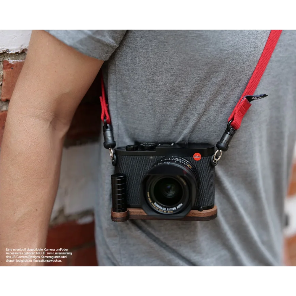 Kameragurte | Canvas / Baumwolle, Rot | J.b. Camera Designs Usa | Kameragurt Mit Jb Quick Release System In Rot Von Jb Camera Designs Usa |