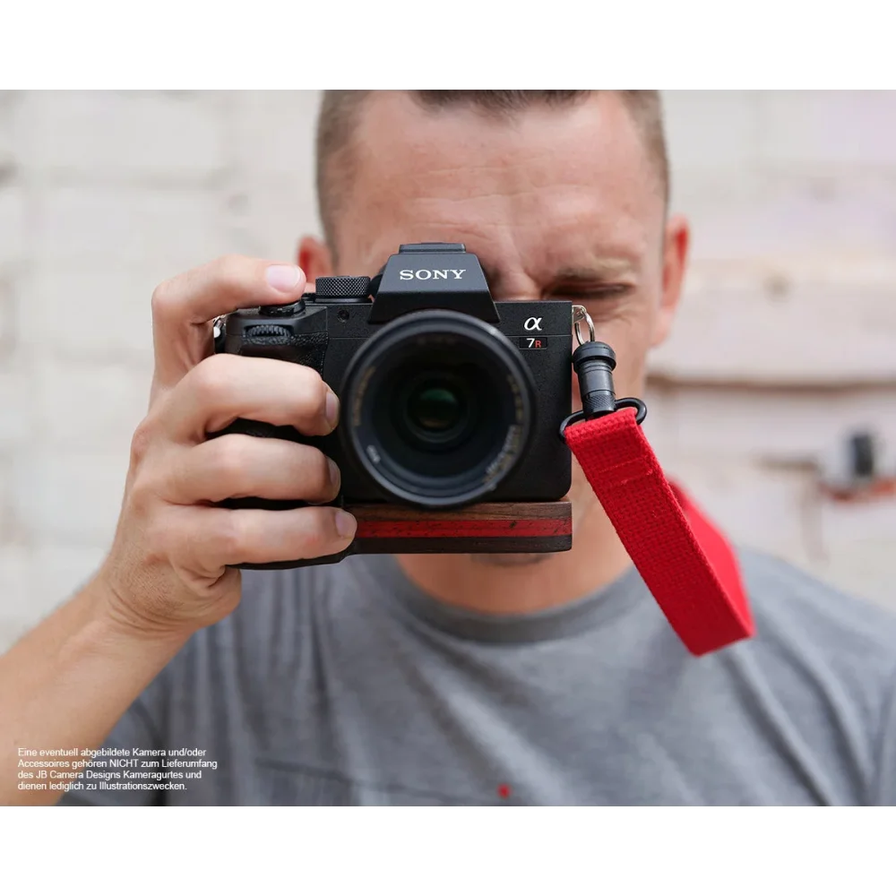 Kameragurte | Canvas / Baumwolle, Rot | J.b. Camera Designs Usa | Kameragurt Mit Jb Quick Release System In Rot Von Jb Camera Designs Usa |