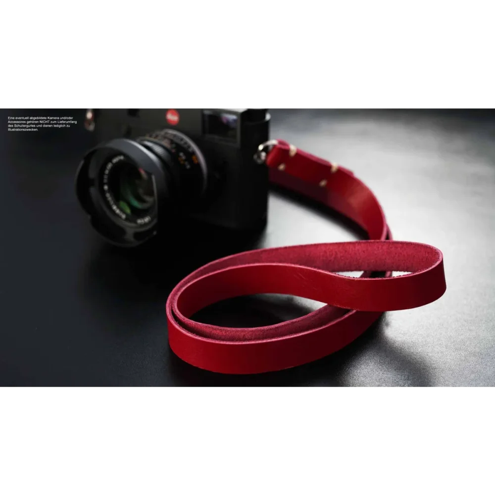 Kameragurte | Leder, Rot | Rock n Roll Camera Straps And Bags | Kameragurt | Vintage Rot Aus Leder | Rock n Roll Camera Straps And Bags |