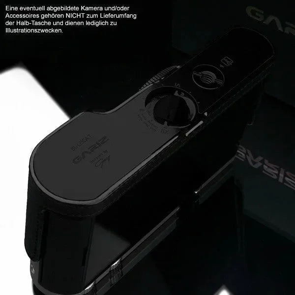 Half Case Bereitschaftstasche | Leder, Leica, Schwarz | Gariz Design | Kameratasche Aus Leder Für Leica Tl2 Leica Tl Leica t | Schwarz |