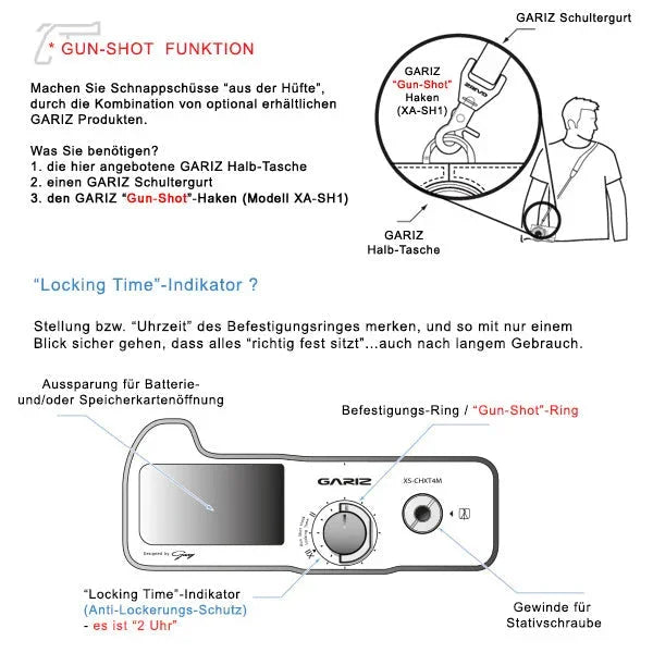 Half Case Bereitschaftstasche | Fuji, Leder, Schwarz | Gariz Design | Kameratasche Für Fujifilm X-t4 Systemkamera Aus Schwarzem Leder Von