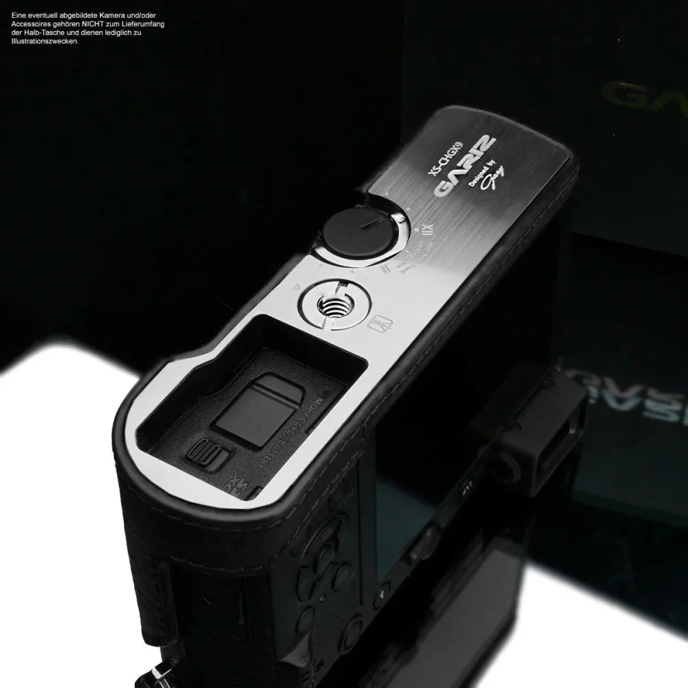 Half Case Bereitschaftstasche | Dunkelbraun, Leder, Panasonic | Gariz Design | Kameratasche Für Panasonic Lumix Dc-gx9 Von Gariz Design Aus