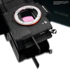 Half Case Bereitschaftstasche | Leder, Schwarz, Sony | Gariz Design | Kameratasche Für Sony A7 Iv Ilce-7m4 Aus Leder In Schwarz Von Gariz
