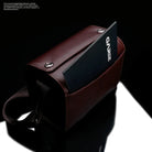 Fototaschen | Dunkelbraun, Leder | Gariz Design | Kleine Kameratasche Für Systemkamera | Leder Im Vintage Design | Braun | Gariz