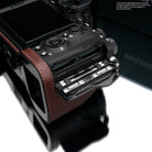 Gariz Design Half Case Bereitschaftstasche | Dunkelbraun - Leder - Sony | Leder Fototasche Für Sony Alpha 7r Mark 5 Bzw. A7r v In Braun Von
