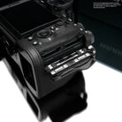 Gariz Design Half Case Bereitschaftstasche | Leder - Schwarz - Sony | Leder Kameratasche Für Sony A7r v Ilce-7rm5 In Schwarz Von Gariz