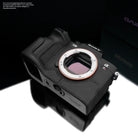 Gariz Design Half Case Bereitschaftstasche | Leder - Schwarz - Sony | Leder Kameratasche Für Sony A7r v Ilce-7rm5 In Schwarz Von Gariz