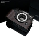 Half Case Bereitschaftstasche | Dunkelbraun, Fuji, Leder | Gariz Design | Leder Kameratasche Tasche Für Fujifilm X-t3 Und X-t2 Von Gariz |