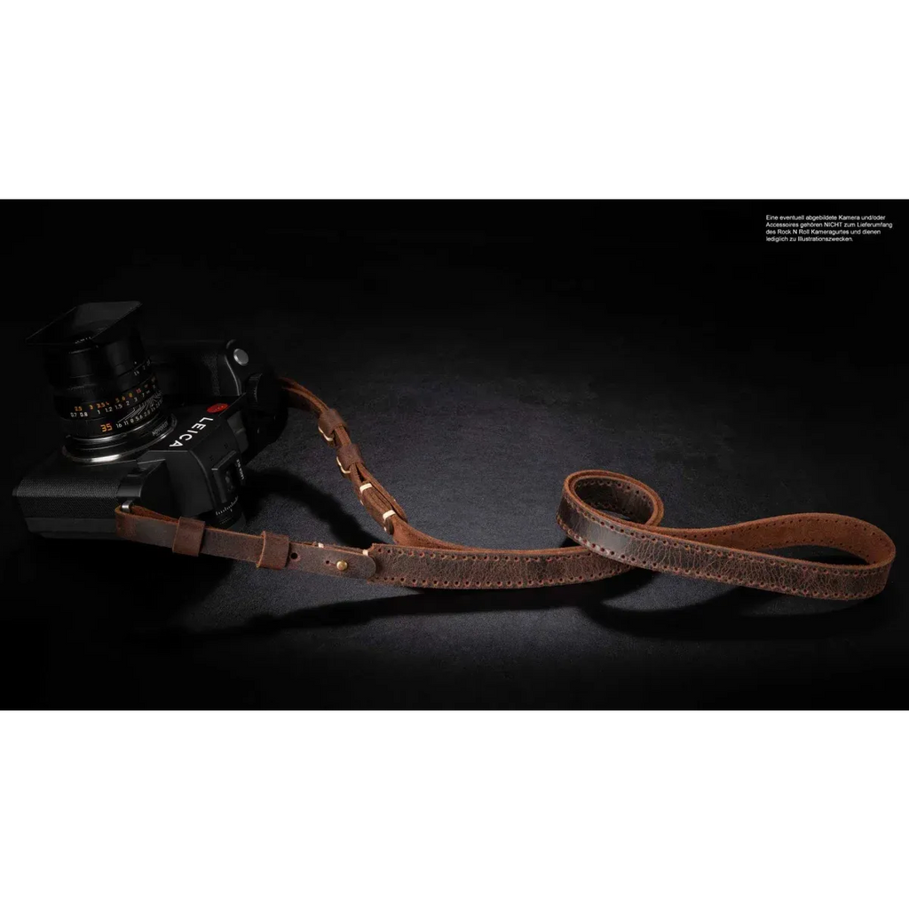 Kameragurte | Dunkelbraun, Leder | Rock n Roll Camera Straps And Bags | Retro Leder Kamera Schultergurt Für Leica Sl Sl2 s | Braun | Rock n