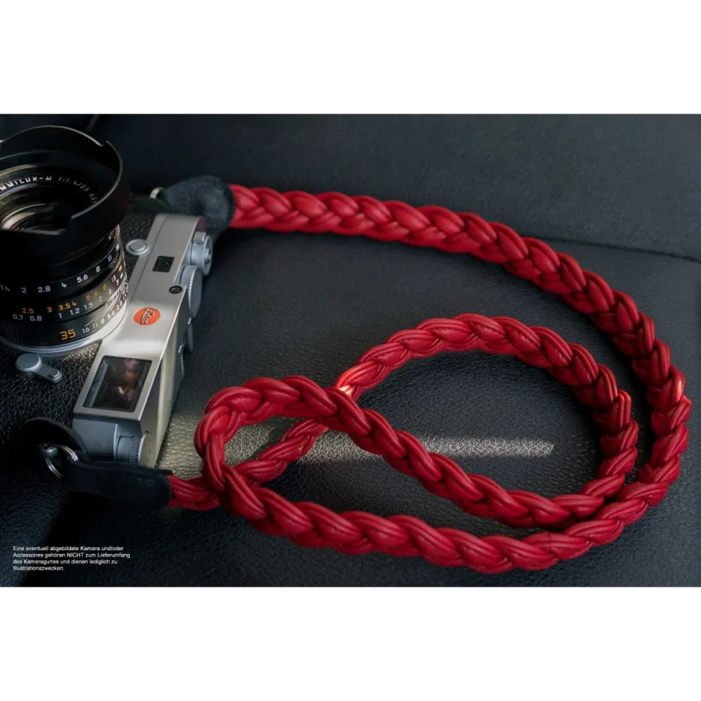 Kameragurte | Leder, Rot | Rock n Roll Camera Straps And Bags | Schultergurt Für Kamera | Nappa Leder In Rot | Rock n Roll Camera Straps |