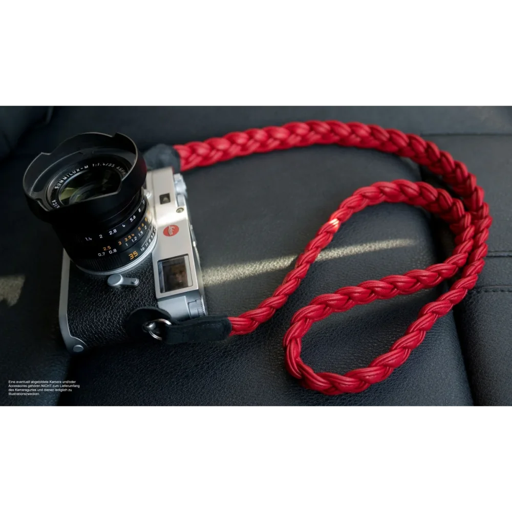 Kameragurte | Leder, Rot | Rock n Roll Camera Straps And Bags | Schultergurt Für Kamera | Nappa Leder In Rot | Rock n Roll Camera Straps |