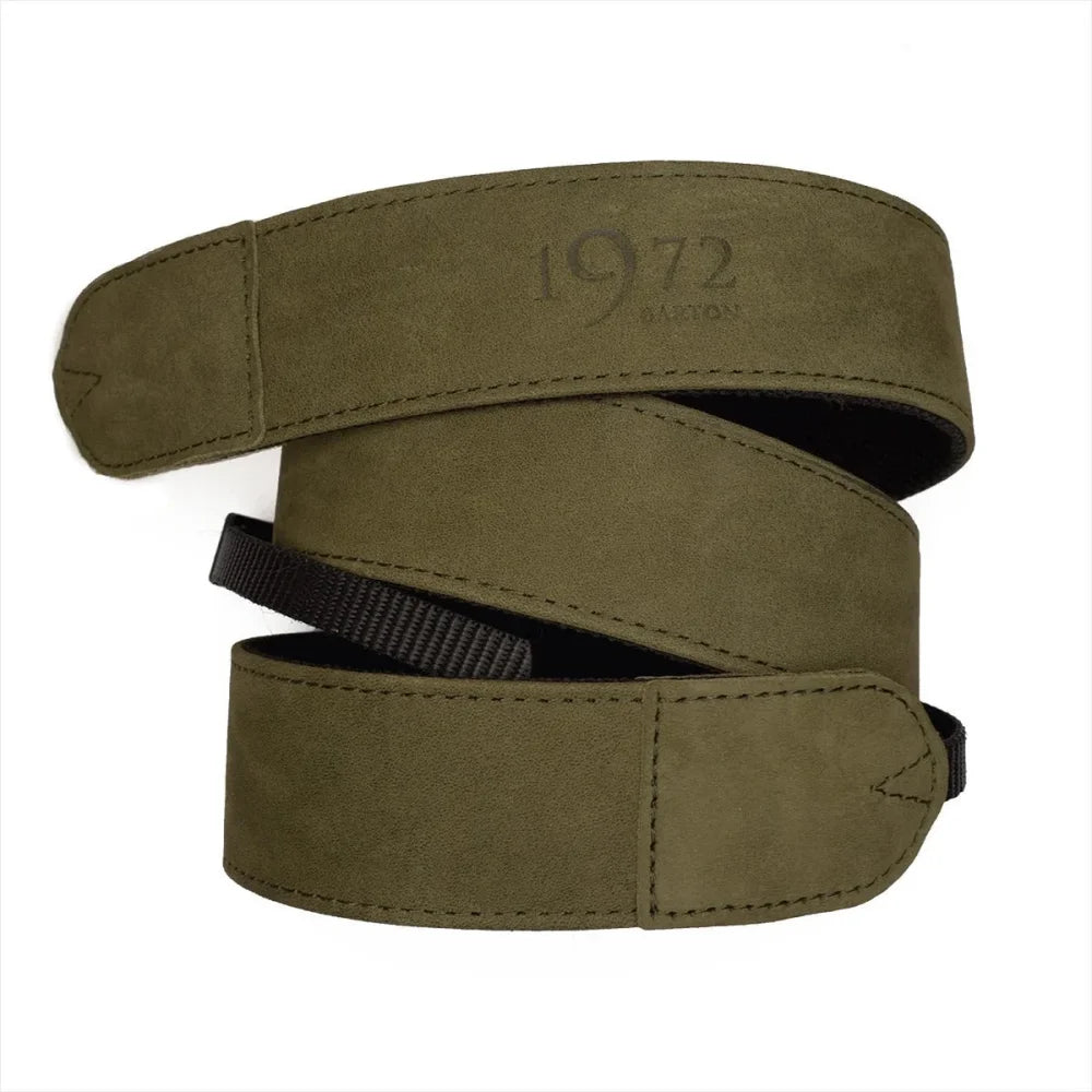 Kameragurte | Khaki / Grün, Leder | Barton 1972 | Tragegurt Für Dslr Kameras | Leder Und Nylon | Barton1972 | Grün | Ca.85cm-120cm