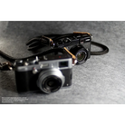 Kameragurte | Leder, Schwarz, Seil | Sailor Strap | Trageriemen Für Kamera Aus Seil Und Leder | Schwarz Braun | Handgefertigt |gr.s