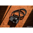 Kameragurte | Leder, Schwarz, Seil | Sailor Strap | Trageriemen Für Kamera Aus Seil Und Leder | Schwarz Braun | Handgefertigt |gr.s
