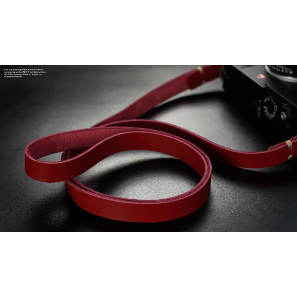 Kameragurte | Leder, Rot | Rock n Roll Camera Straps And Bags | Vintage Leder Kameragurt In Rot Von Rock n Roll Camera Straps And Bags |